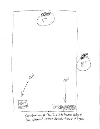 sketch for flip book